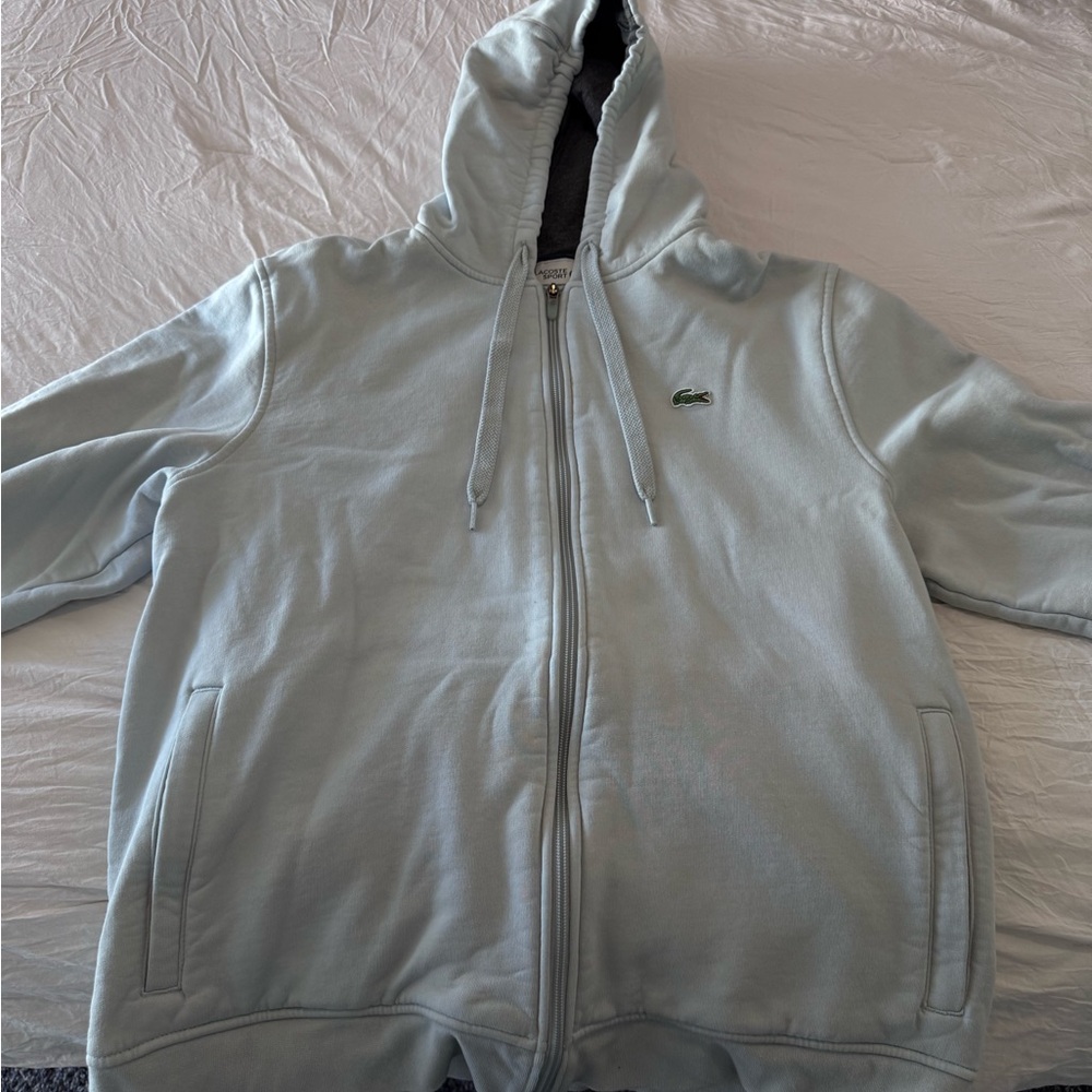 Lacoste Light Blue Hoodie